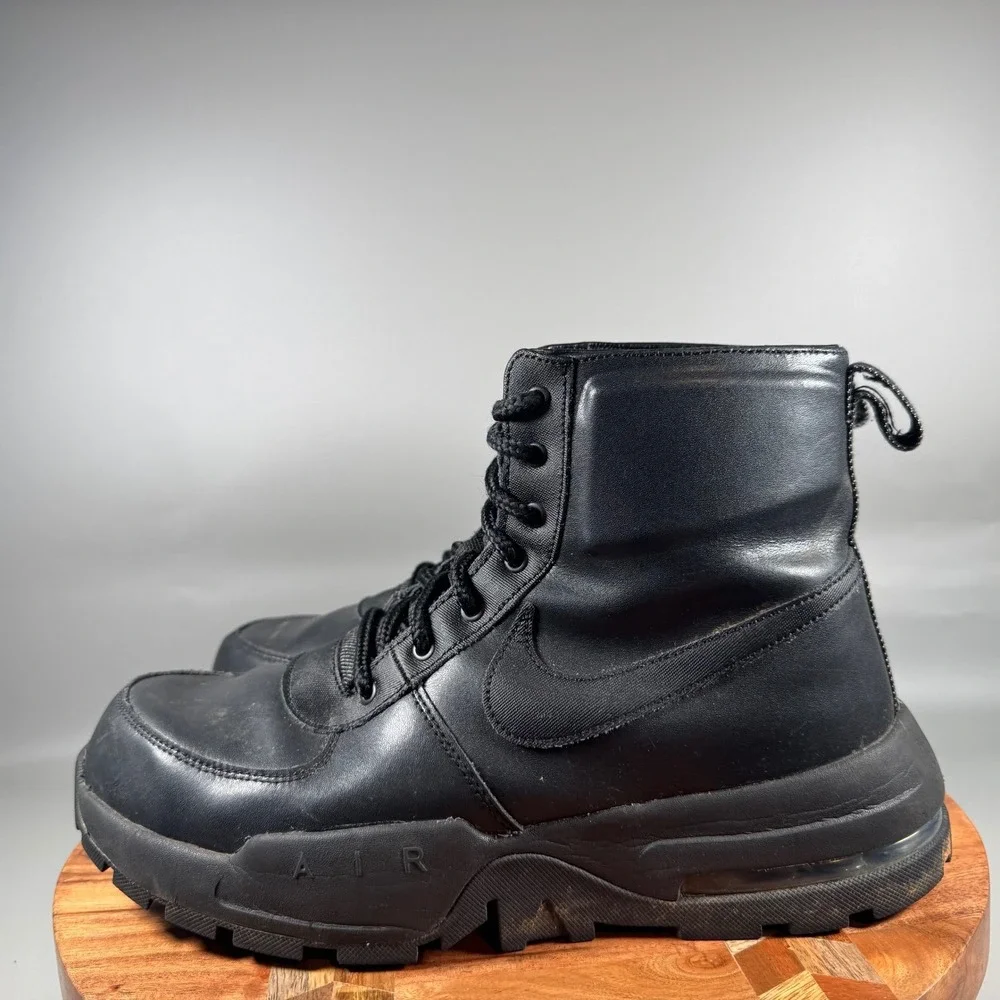 Nike Air Max Goaterra 2.0 Mens Black Leather Tactical Boots DD5016-001 Size 10